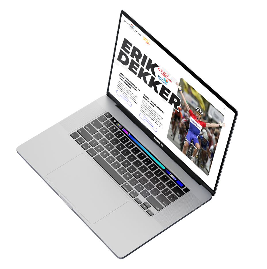 Erikdekker.nl Cases | Maatwerk website | Kop Digitaal BV